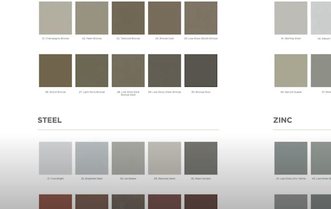 metal roof colors